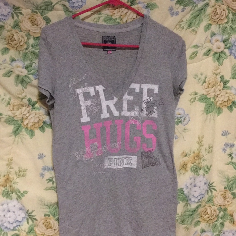 Pink Victoria secret v tee